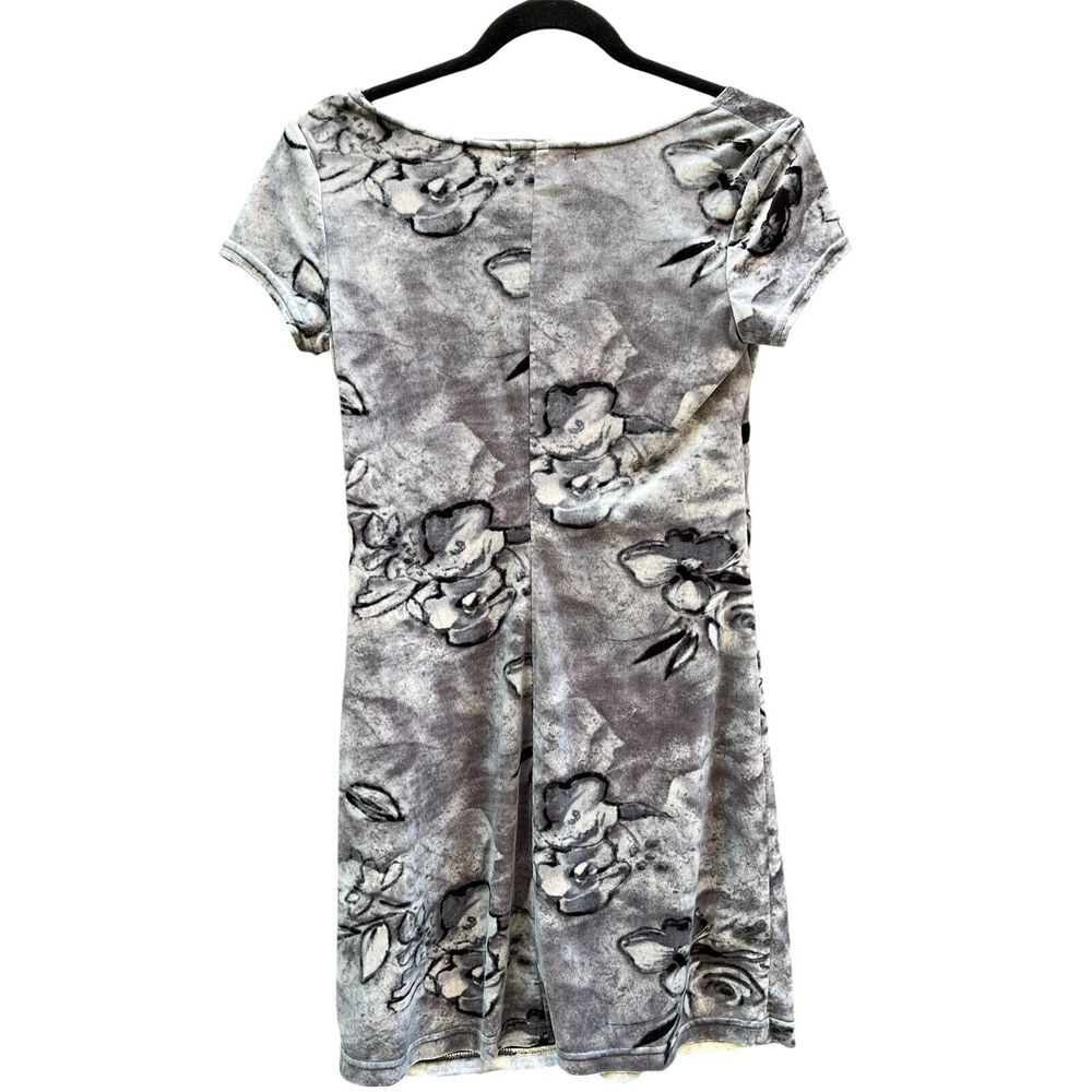 Vintage Y2K 90s Style Velvet Whimsygoth Grunge Mini Dress Jonathan Martin, Small - Picture 4 of 6
